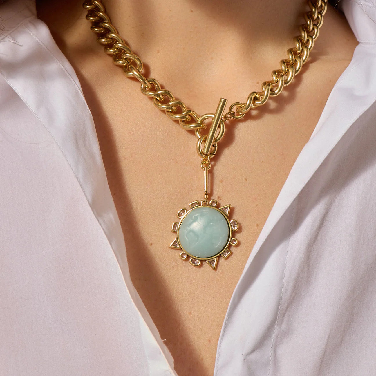 Odyssey Necklace Baby Blue