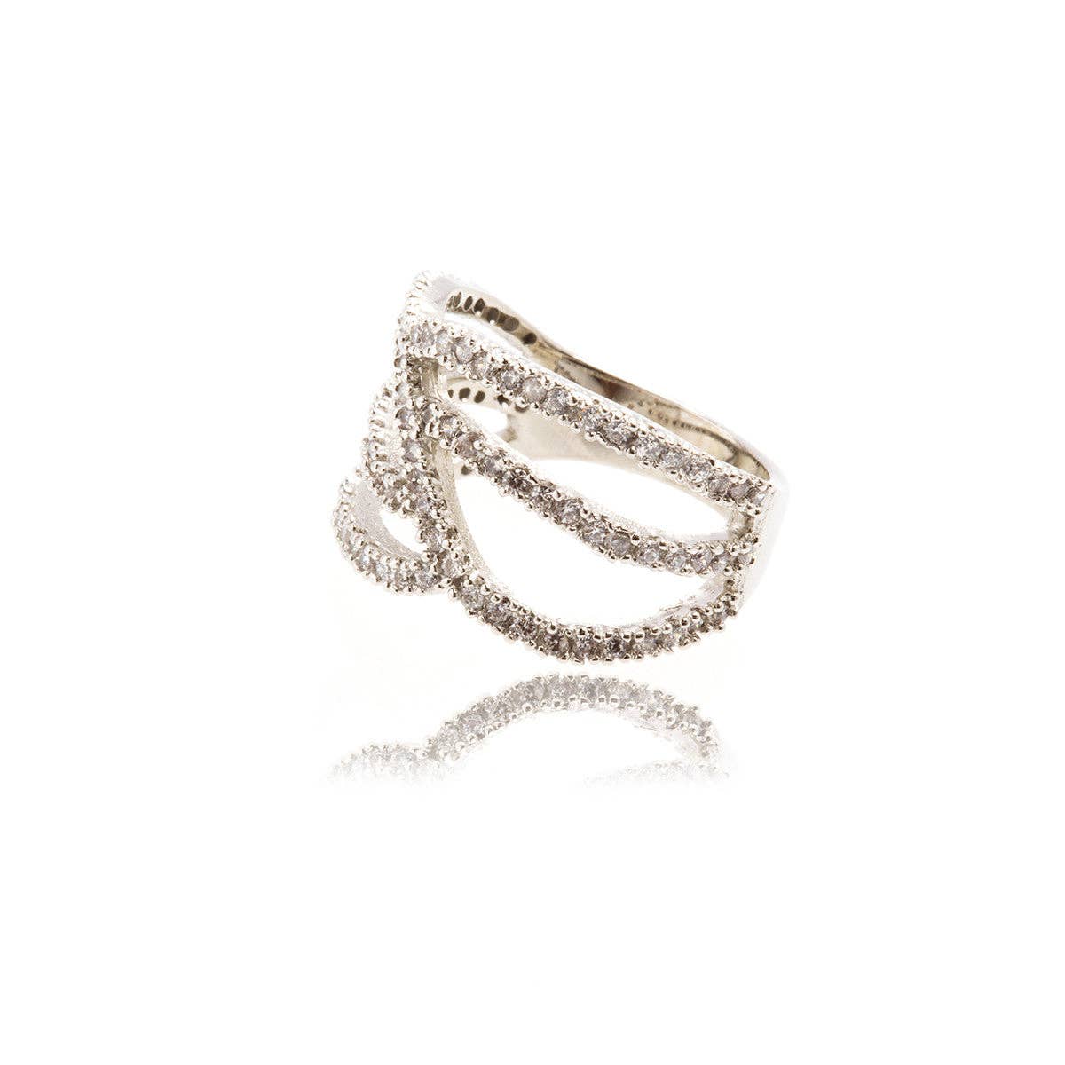 Luxe Diamond Crystal Ring