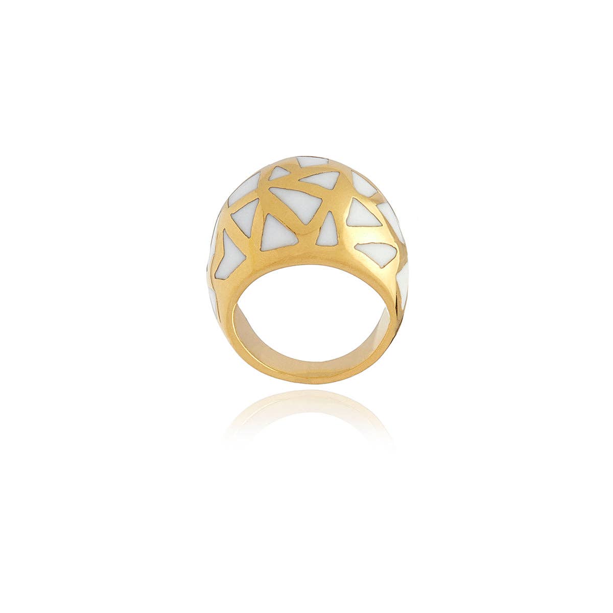 Les Racines Ceramic Pearl Ring